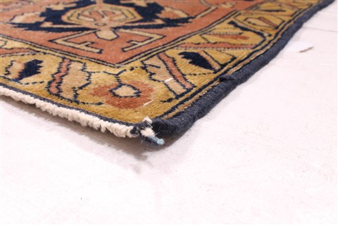 Agra Beige Hand Knotted 100 X 1410 Area Rug 254-30359 Image 4