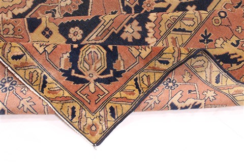Agra Beige Hand Knotted 100 X 1410 Area Rug 254-30359 Image 8
