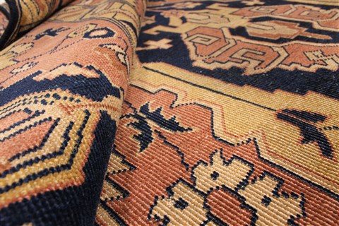 Agra Beige Hand Knotted 100 X 1410 Area Rug 254-30359 Image 9