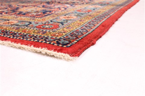 Kashan Blue Hand Knotted 89 X 1110 Area Rug 254-30362 Image 6