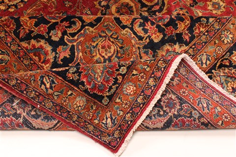 Mashad Red Hand Knotted 910 X 153 Area Rug 250-30369 Image 13