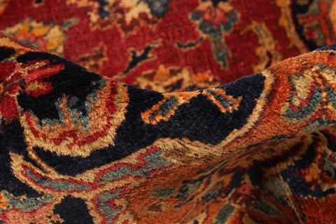 Mashad Red Hand Knotted 910 X 153 Area Rug 250-30369 Image 2