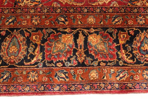 Mashad Red Hand Knotted 910 X 153 Area Rug 250-30369 Image 8
