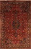 Mashad Red Hand Knotted 910 X 153  Area Rug 250-30369 Thumb 0