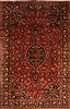 Mashad Red Hand Knotted 910 X 153 Area Rug 250-30369 Thumb 0