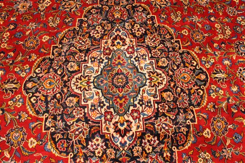 Kashan Red Hand Knotted 119 X 170  Area Rug 250-30370 Image 11