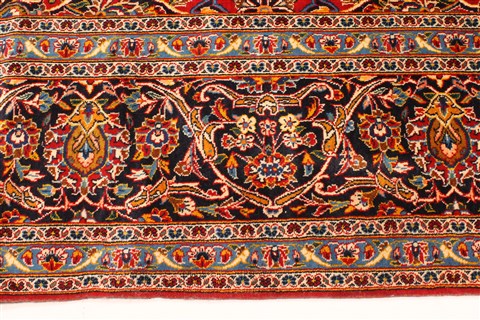 Kashan Red Hand Knotted 119 X 170  Area Rug 250-30370 Image 12