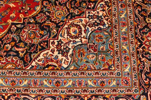 Kashan Red Hand Knotted 119 X 170  Area Rug 250-30370 Image 13