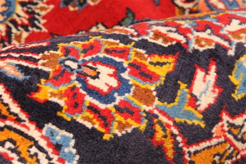 Kashan Red Hand Knotted 119 X 170  Area Rug 250-30370 Image 9