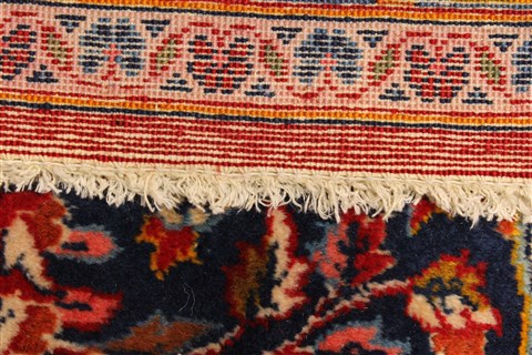 Kashan Red Hand Knotted 102 X 150  Area Rug 250-30373 Image 12