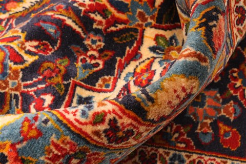 Kashan Red Hand Knotted 117 X 1611 Area Rug 250-30375 Image 11