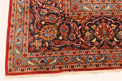 Kashan Red Hand Knotted 117 X 1611 Area Rug 250-30375 Image 12