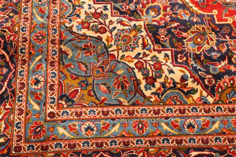 Kashan Red Hand Knotted 117 X 1611 Area Rug 250-30375 Image 2