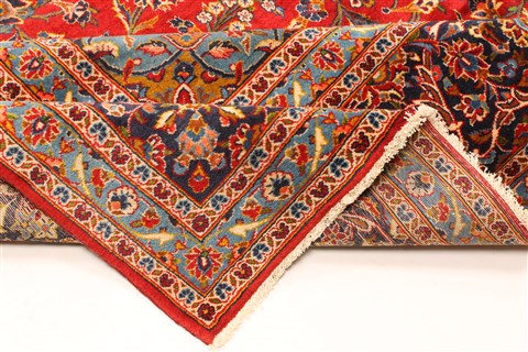 Kashan Red Hand Knotted 117 X 1611 Area Rug 250-30375 Image 7