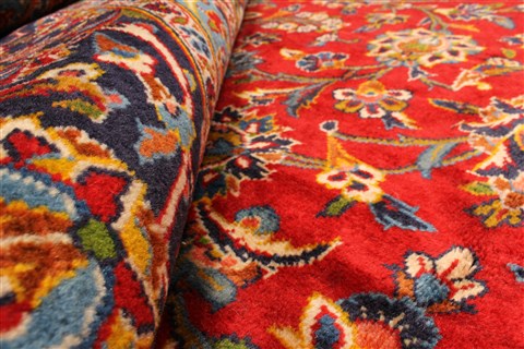 Kashan Red Hand Knotted 117 X 1611 Area Rug 250-30375 Image 8