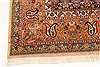 Tabriz Green Hand Knotted 99 X 132  Area Rug 255-30377 Thumb 12