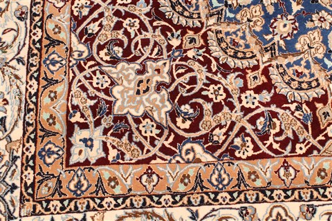 Nain Red Hand Knotted 100 X 148 Area Rug 255-30378 Image 9