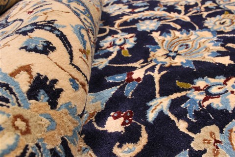 Nain Beige Hand Knotted 103 X 157  Area Rug 255-30379 Image 1