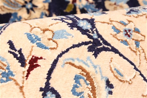 Nain Beige Hand Knotted 103 X 157  Area Rug 255-30379 Image 6