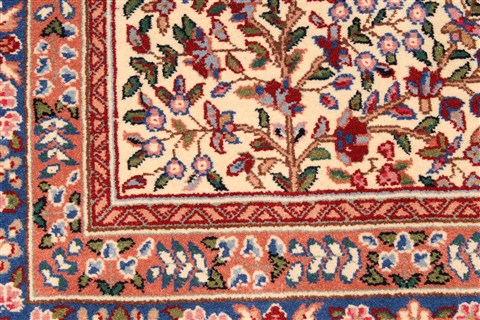 Kerman Green Hand Knotted 70 X 105 Area Rug 255-30380 Image 10