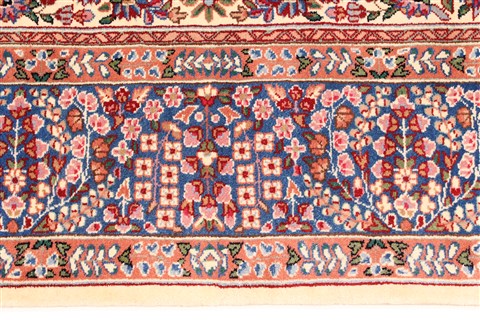 Kerman Green Hand Knotted 70 X 105 Area Rug 255-30380 Image 9