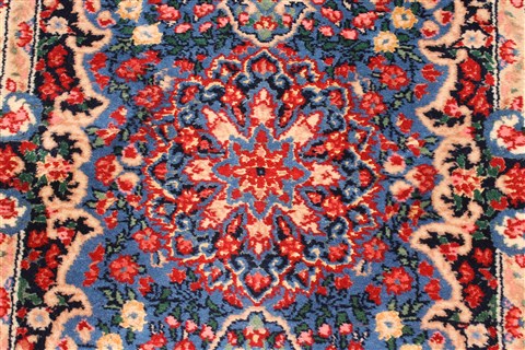 Kerman Red Runner Hand Knotted 26 X 120 Area Rug 255-30383 Image 6