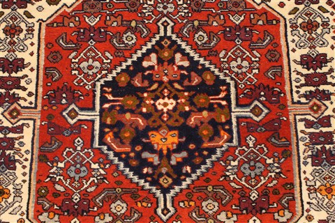 Ghoochan Brown Hand Knotted 43 X 63 Area Rug 255-30385 Image 8
