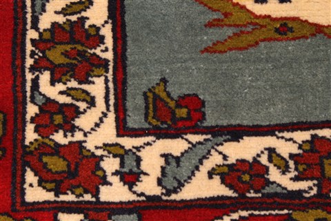 Ghoochan Multicolor Hand Knotted 40 X 60 Area Rug 255-30387 Image 5