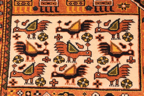Ghoochan Beige Hand Knotted 43 X 63 Area Rug 255-30388 Image 9