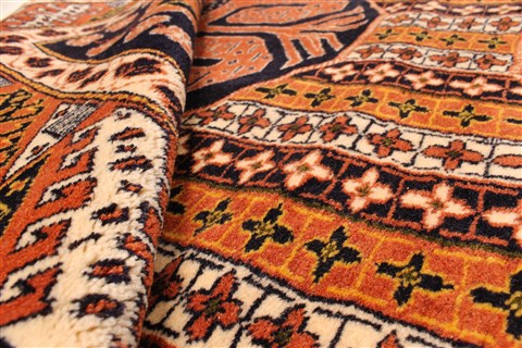 Ghoochan Blue Hand Knotted 43 X 63 Area Rug 255-30389 Image 2