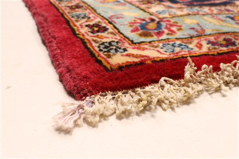 Kashan Red Hand Knotted 114 X 156  Area Rug 250-30390 Image 10