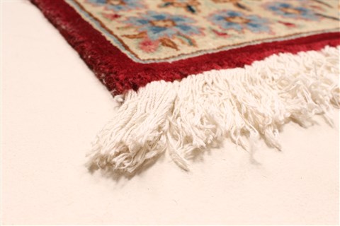 Kerman Red Hand Knotted 112 X 168 Area Rug 250-30391 Image 9