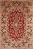 Kerman Red Hand Knotted 112 X 168 Area Rug 250-30391 Thumb 0