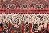Kashan Red Hand Knotted 131 X 162  Area Rug 250-30393 Thumb 11
