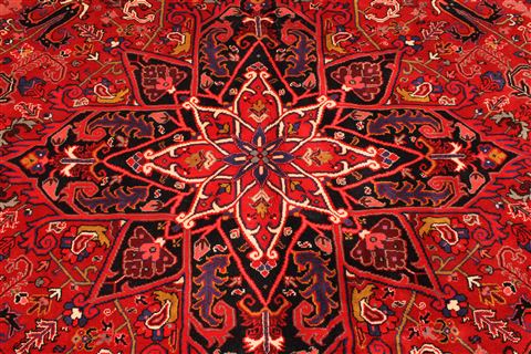 Heriz Red Hand Knotted 911 X 125 Area Rug 250-30395 Image 9
