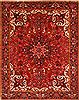 Heriz Red Hand Knotted 911 X 125 Area Rug 250-30395 Thumb 0