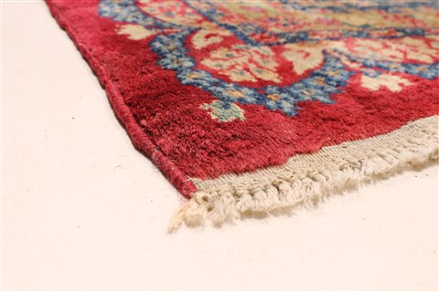 Kerman Red Hand Knotted 129 X 1510 Area Rug 250-30397 Image 3