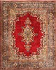 Kerman Red Hand Knotted 129 X 1510  Area Rug 250-30397 Thumb 0