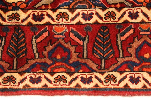 Bakhtiar Beige Hand Knotted 101 X 140 Area Rug 250-30399 Image 8