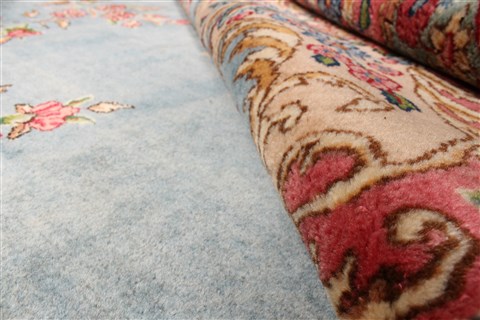 Kerman Purple Hand Knotted 1010 X 207 Area Rug 250-30403 Image 2