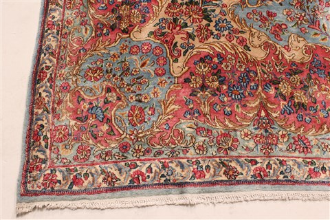 Kerman Purple Hand Knotted 1010 X 207 Area Rug 250-30403 Image 7