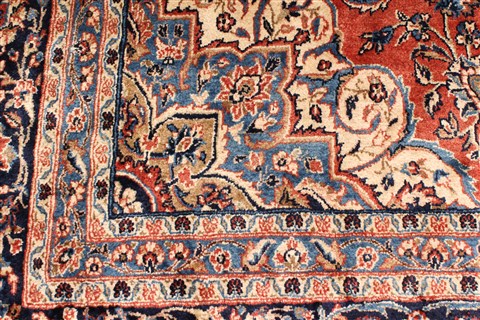 Kashan Red Hand Knotted 102 X 1610 Area Rug 250-30405 Image 2
