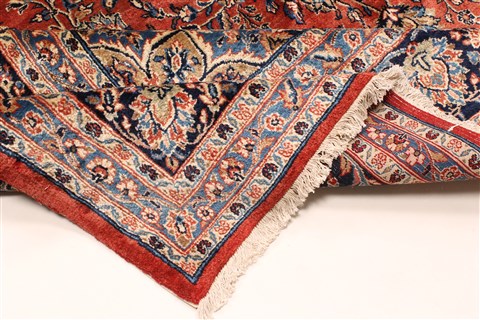 Kashan Red Hand Knotted 102 X 1610 Area Rug 250-30405 Image 6