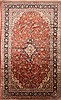 Kashan Red Hand Knotted 102 X 1610  Area Rug 250-30405 Thumb 0