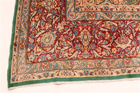 Kerman Red Hand Knotted 110 X 166 Area Rug 250-30406 Image 6