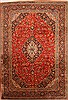 Kashan Red Hand Knotted 112 X 163  Area Rug 250-30407 Thumb 0