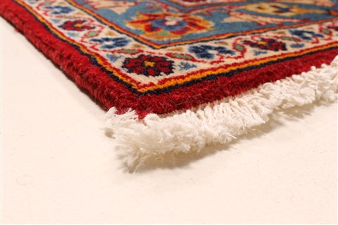 Kashan Red Hand Knotted 111 X 166 Area Rug 250-30408 Image 11
