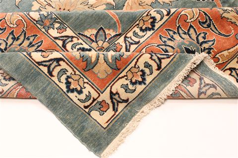 Heriz Blue Hand Knotted 116 X 161 Area Rug 250-30409 Image 13