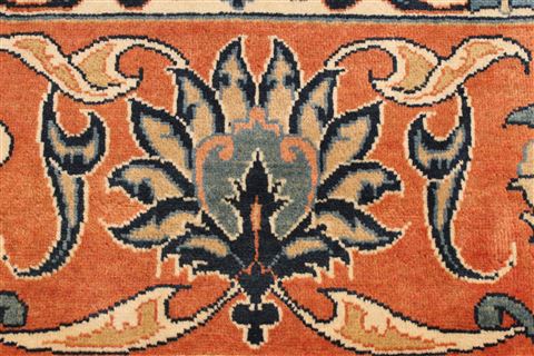 Heriz Blue Hand Knotted 116 X 161 Area Rug 250-30409 Image 5