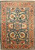 Heriz Blue Hand Knotted 116 X 161 Area Rug 250-30409 Thumb 0